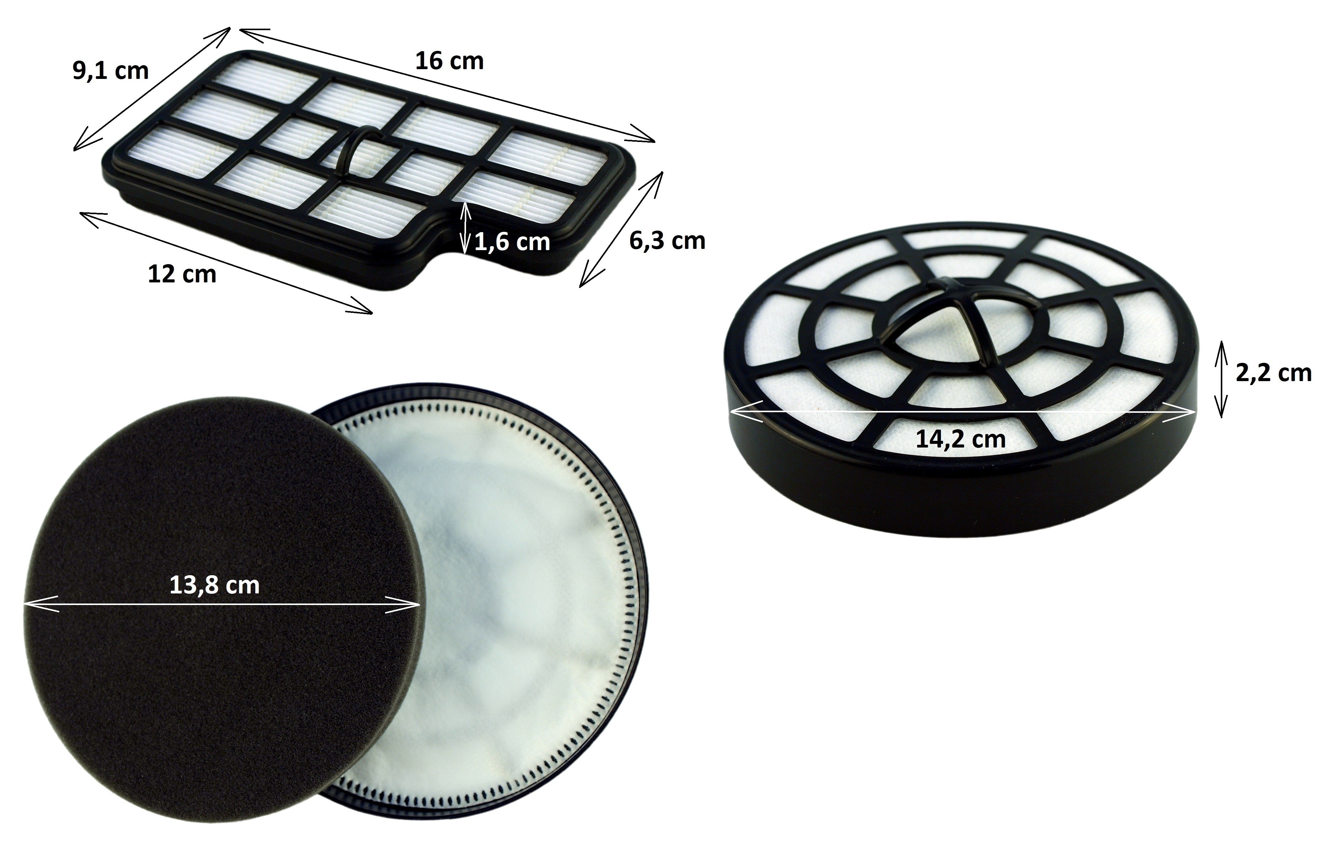 Menalux F138 Filtry do vysavae Zanussi ZAN78xx a dal