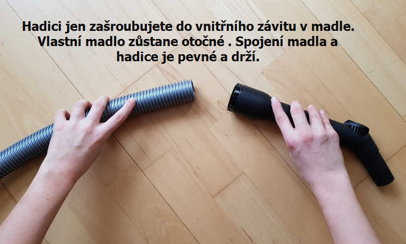 Univerzln roubovac madlo k hadici vysavae Worwo
