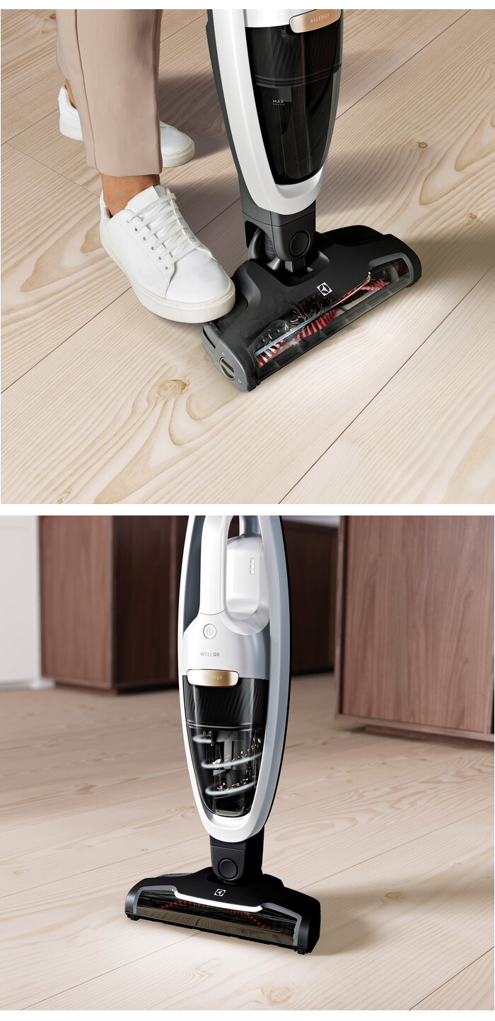 Electrolux Well Q 8 s technologi Brush Roll Clean - snadn istn rotanho karte.