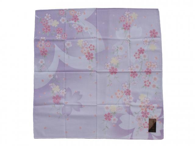 Japonsk tek Hana-kanzai 46 x 46 cm - svtle fialov