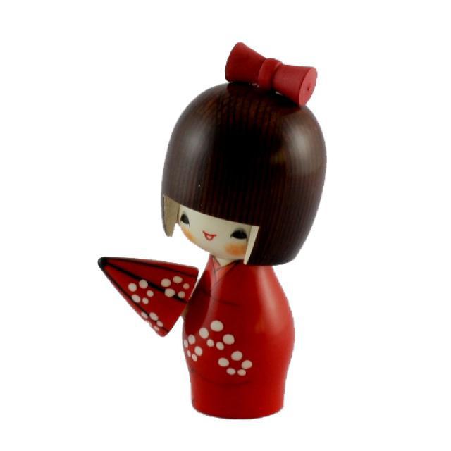 Originln japonsk panenka Kokeshi - kokei Amajadori
