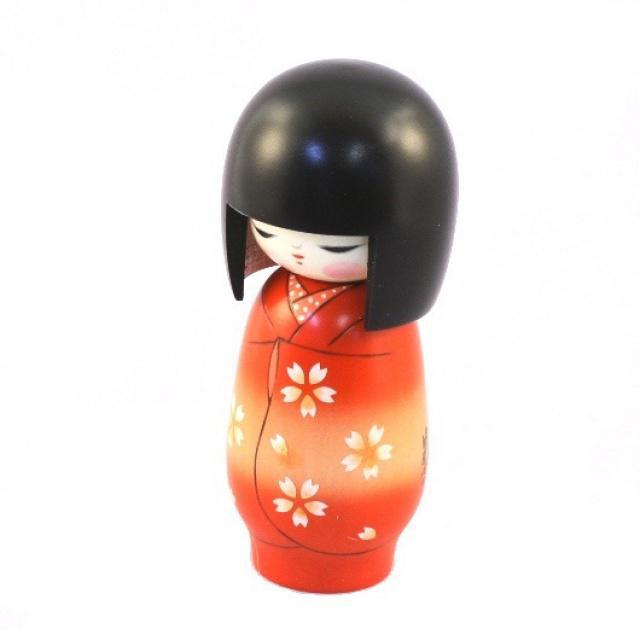 Originln japonsk panenka Kokeshi - kokei Hananokoro