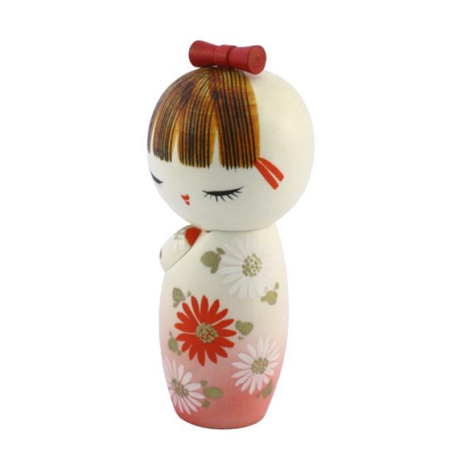 Originln japonsk panenka Kokeshi - kokei Hinakiku