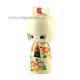 Japonsk panenka Kokeshi Hanagasumi - kvtiny, 12,5 cm.