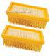 Filtry pro KRCHER WD 6P, WD 5P, WD 4, typ 2.863-005 2ks