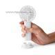 Run mini ventiltor Nedis FNHH1WT - soust balen je stojnek k umstn na stl.
