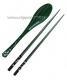 Set japonskch jdelnch hlek a polvkov lce Wakasanuri Green