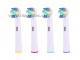 NK10 Nhradn hlavice Koma pro elektrick zubn kartky Braun Oral-B Floss Action, 4 ks