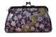 Japonsk dmsk penenka Nishijin Black Flowers