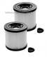 2x omvateln HEPA filtr pro KRCHER WD 2, WD 3, SE 4001 (nhrada 6.414-552.0)