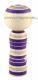 Japonsk panenka Kokeshi Kikuemaki Purple 14,5 cm