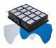 HEPA filtr a filtry pro SAMSUNG DJ97-00492A a DJ97-01159A, sada 1+1ks