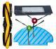 Karte, HEPA filtr a mop pro ECOVACS Deebot N8, N8 Pro, Ozmo T8/T8 Aivi, sada 5ks