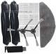 HEPA filtry, karte a mop  pro Nedis WIFIVCL002CBK a Conga 7490/8290 Immortal, 9ks
