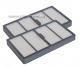 HEPA filtry a kartky pro iRobot Roomba S9, S9+, sada 4ks