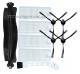 10ks Sada kart a HEPA filtr pro ROWENTA X-Plorer S65, S70+, S75s, S135, S140, 360 S8, Beko, Grundig