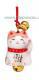 Japonsk koka Maneki Neko pvsek na mobil se zvonky, bl/rov