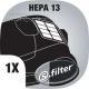 Originln omyvateln HEPA filtr H13 Allergy Plus Filter.