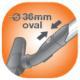 Pro ovln trubky 36 mm.