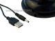 Mini ventiltor PROKLIMA 14.01 Black bateriov + USB