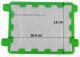 Mikro Filtr Rowenta ZR003001 pro vysavae Rowenta Spaceo - rozmry filtru.