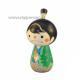 Panenka Kokeshi Samurai-kun 10 cm, zelen