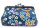 Japonsk dmsk penenka Nishijin Ume Blue