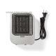 Teplovzdun ventiltor s keramickm topnm tlesem Nedis HTFA12CGY s pipojovacm kabelem