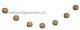 HQ Bateriov svteln etz Koule Linen 10 x LED/ 2 x AA