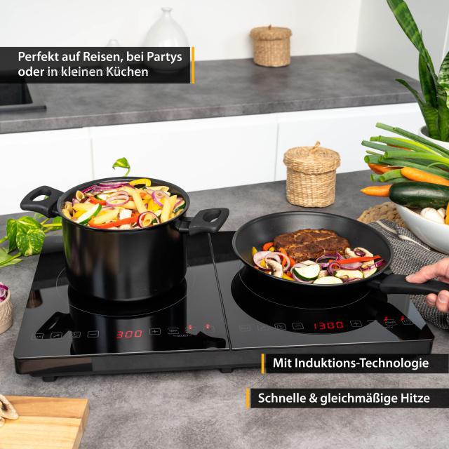 Indukční dvouplotýnkový vařič First Austria FA-5095-4 Indukční dvouplotýnkový vařič First Austria FA-5095-4