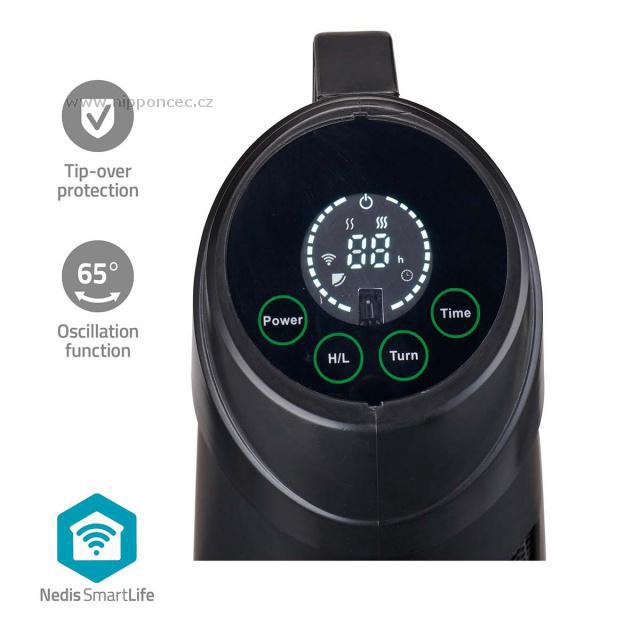 venkovní ohřívač Nedis HTPA21BKW SmartLife, 600/1200 W venkovní ohřívač Nedis HTPA21BKW SmartLife, 600/1200 W