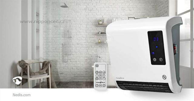 Horkovzdušný ventilátor Nedis HTBA20WT Horkovzdušný ventilátor Nedis HTBA20WT