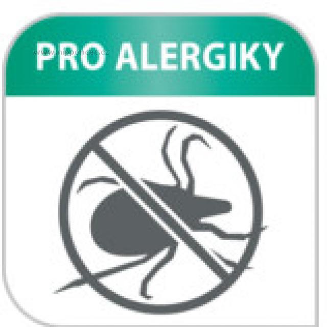 Vhodn pro alergiky - uniktn filtran systm Allergy + zachyt 99,98 % prachu a alergen.